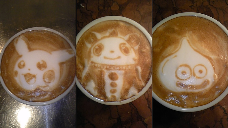 Illustration for article titled This Guy's Geeky Latte Art Will Blow Your Mind